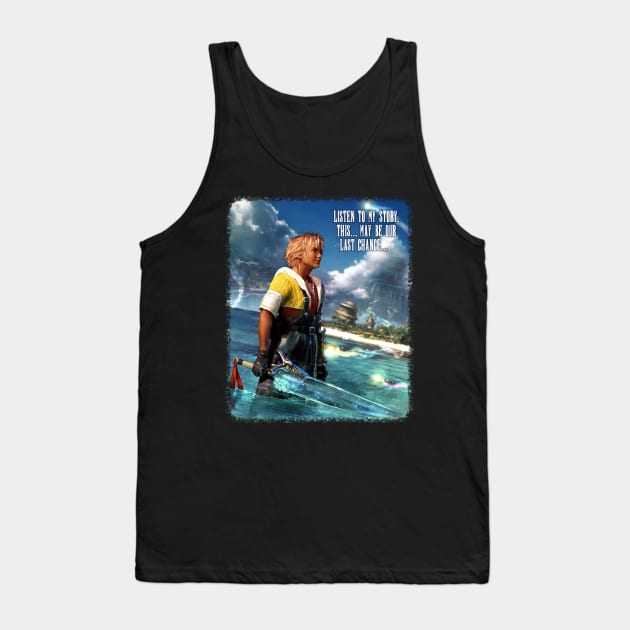 Final Fantasy X - Tidus Tank Top by Tenshi_no_Dogu